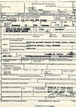 Paul Castellano Death Certificate