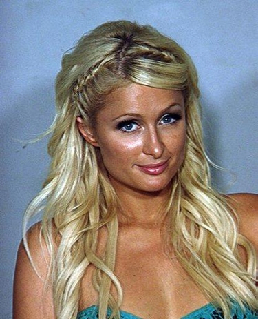 Paris Hilton mug shot 2010