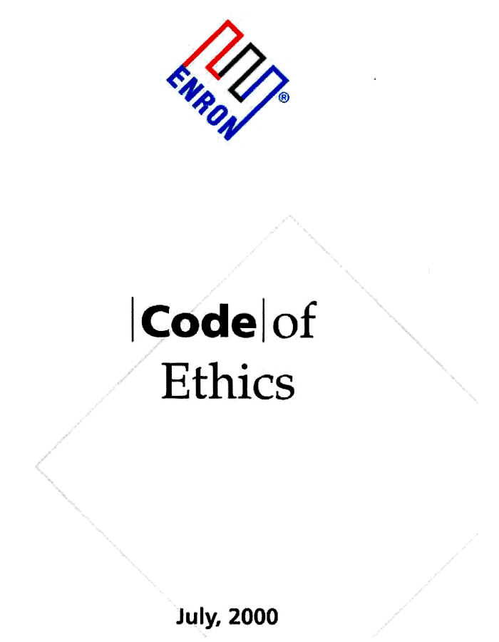 enron and ethics