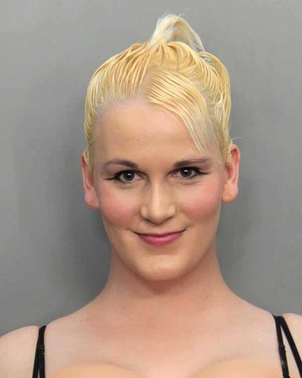 Arrested for offering to commit prostitution.