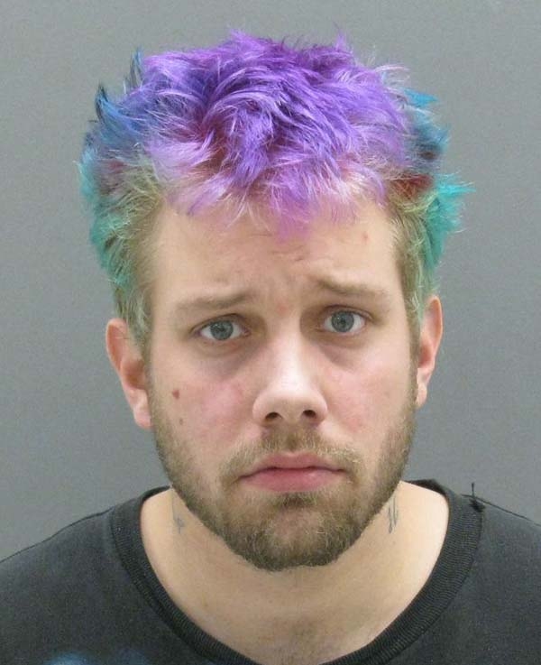 Arrested for domestic violence.