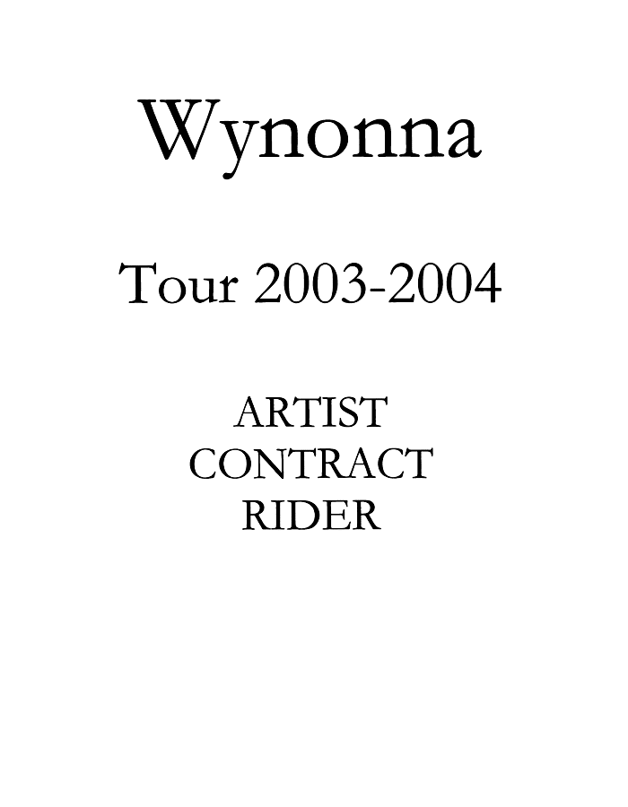 Wynonna Judd Rider