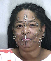 regina mugshot florida mays ocala woman her numerous viral piercings arrest going arbroath