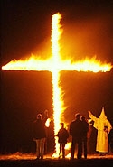 Cross burning