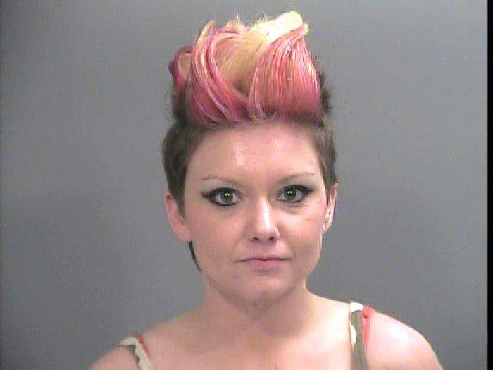 Arrested for shoplifting.