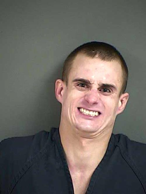 Arrested for meth possession.