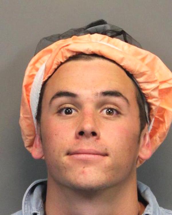 Arrested for robbery.